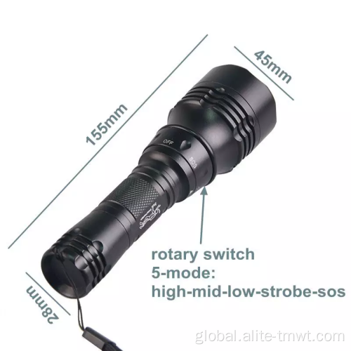 Underwater Flashlight Diving Professional Magnetism Switch Powerful Waterproof Supplier